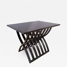 Get set for white side table at argos. Harvey Probber Harvey Probber Sculptural Side Table With Curved Slat Base 1960s