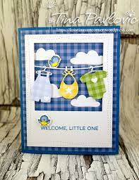 Welcome Little One Baby Cards Handmade Baby Shower Cards Baby Boy Cards
