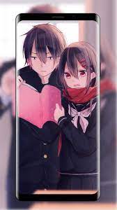 Download valentines anime wallpaper 1920x1080 full hd wallpapers. Cute Anime Couple Wallpaper Pour Android Telechargez L Apk