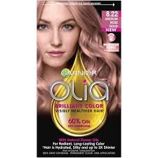 Shop for hair color in hair care. Garnier Olia Oil Powered Permanent Hair Color 8 22 Medium Rose Gold 1 Kit Walmart Com Walmart Com