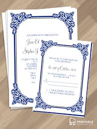 Explore the wide range of wedding invitation templates that feature various shades of blue color. Pin By Printable Invitation Kits On Wedding Invitation Templates Free To Print Wedding Invitations Borders Wedding Invitation Templates Cheap Wedding Invitations
