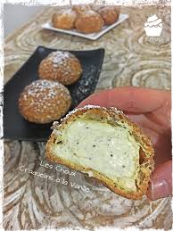 Les Choux Craquelins A La Vanille Je Veux Des Gourmandises Creme Pour Choux Recettes De Cuisine Recette Pate A Choux