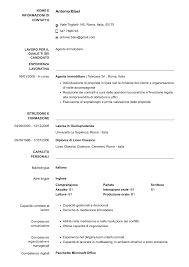 Scaricare il file word del curriculum. Modelli Per Creare Il Tuo Cv Ilcvperfetto