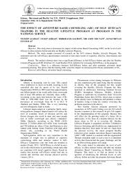 A healthy lifestyle is a valuable resource for reducing the incidence and impact of health problems, for recovery, for coping with life stressors, and for a healthy lifestyle is absolutely vital. Pdf The Effect Of Adventure Based Counseling Abc On Self Efficacy Of Trainers In National Service S Healthy Lifestyle Program Norkhalid Salimin Md Amin Md Taff And Nuzsep Almigo Academia Edu