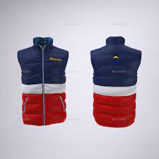 Download Puffer Vest Or Gilet Jacket Mock Up By Sanchi477 Graphicriver