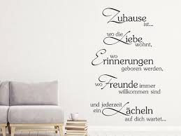 Vor allem wenn die worte auf dem leinwandbild mit spruch durch. Wandtattoo Spruche Umgestalten Kreative Ideen Fur Die Wand