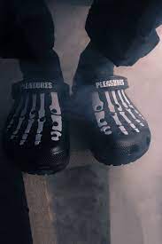 Billie eilish & 8 other stars who filed restraining order against. Skeletal Perforated Shoes Pleasures And Crocs