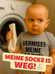 Magnet Socken in Waschmaschiene