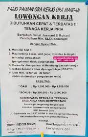 Pekerjaan ini paling banyak diminati terutama dalam tulisannya, gaji karyawan bank yang masih fresh graduade bisa mendapatkan gaji mulai dari rp 3,5 juta hingga ada juga yang mencapai rp 7,5. Gratis Tanpa Jaminan Lowongan Kerja Ksp Serambi Dana Bisa Dapat Gaji 1 6 Juta Bonus 2 Juta Pengalaman Tidak Diutamakan Lowongan Rembang