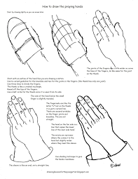 This Free Printable Worksheet Will Help Give The Young Artist Some Confidence And Direction In Drawing A Praying Hands Drawing How To Draw Hands Praying Hands