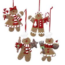 Kurt Adler Gingerbread Christmas Ornament Set Of 4 Amazon Ca Home Kitchen Gingerbread Ornaments Vintage Inspired Christmas Ornaments Christmas Ornaments