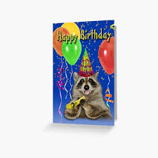 Check out our selection of raccoon birthday cards on zazzle to help celebrate the occasion! Raccoon Greeting Cards Redbubble