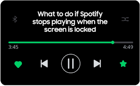 Enter your pin, pattern, or password. What To Do If Spotify Stops Playing When The Screen Is Locked Samsung Uk