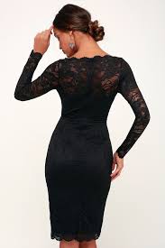 Margalo Black Lace Long Sleeve Bodycon Dress Black Lace Long Sleeve Bodycon Dress Lace Bodycon Dress Long Sleeve Bodycon Dress