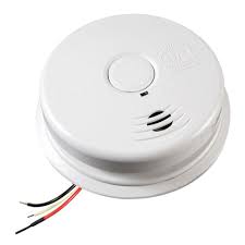 Kidde 10 Year Worry Free Hardwire Smoke Detector With Battery Backup 21010407 A The Home Depot In 2020 Battery Backup Smoke Alarms Detector