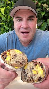 Aj and Big Justice Breakfast Burrito