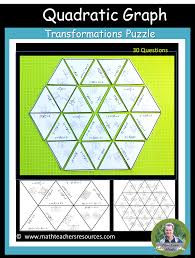 quadratic graph transformations quadratics transformations math quadratic functions pinterest