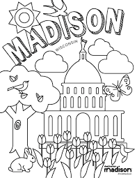 You can use our amazing online tool to color and edit the following james madison coloring pages. Madison Public Library On Twitter Here S A Quick And Fun Coloring Sheet Featuring Our Beautiful Capitol Thanks To Visit Madison For Sharing You Can Also Download A Pdf From Here Https T Co Gzuph3rs0t Madison Coloring