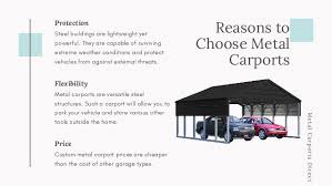 Three roof styles of metal carport structures. Metal Carport Kits Why Do You Need Them