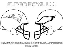 In this way, parents can playfully discover different sports with their child. Super Bowl 2018 Coloring Page Free Printable Coloring Pages For Kids