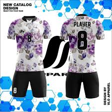 Baju futsal polos keren dan murah desain terbaru 2019 desain kaos bola futsal full printing kombinasi biru merah dan hitam sumber gambar : Desain Jersey Futsal Pembuatan Jersey Printing Vlojersey