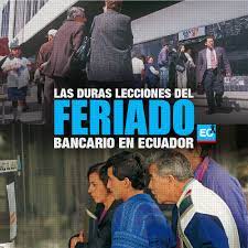 Los usuarios podrán seguir haciendo uso de los canales electrónicos de los distintos bancos para realizar sus operaciones. Kleber F Soriano Zambrano On Twitter Elcomerciocom Por Suerte Yo Cambie Mis Sucres Por Dolares A S 5 000 Sucres X Dolar Y No Se Que Me Dio Por No Depositarlos Sino Dejarlos