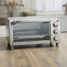 Black And Decker 4 Slice Toaster Oven Black Decker 4 Slice Natural Convection Toaster Oven Stainless Steel To1745ssg In 2020 Convection Toaster Oven Toaster Oven Stainless Steel Oven
