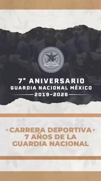 Acompañemos a la Guardia Nacional en su 7° aniversario con una gran carrera  de 5 km por nuestro hermoso Paseo de la Reforma. , ​🗓️ Sábado 20 de junio,  ⏰ 6:15 a. m., 📍 Salida: Estela de Luz (meta en ...