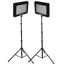 Bescor Led 95dk2 Led Video Light Kit With Light Panels Led 95dk2