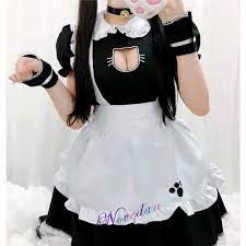 Anime cosplay costumes plus size. Buy Sexy Black Cat Girl Women Fantasy French Maid Outfit Men Gothic Sweet Lolita Dress Anime Cosplay Costume Plus Size Xxxl Xxxxl Cicig