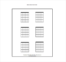 15 word guitar chord chart templates free download free