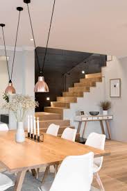 You can tackle each of these home décor ideas in one day but the results will look like it took so much longer to pull off. Swoon A Lot To Love Here Copper Pendants Console Table Open Plan Layout Dining Decor Inspirat Stylish Dining Room House Interior Home Interior Design