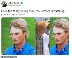 Aug 29, 2018 · the sheer variety of putter specs — everything from head size, shape and weight to shaft length and grip size and style — can be daunting. Adam Sandler Takes To Twitter To Support Golfer Will Zalatoris Who Looks Like Happy Gilmore Caddy Aktuelle Boulevard Nachrichten Und Fotogalerien Zu Stars Sternchen