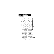 2000 hyundai tiburon disc brake rotor autopartskart com