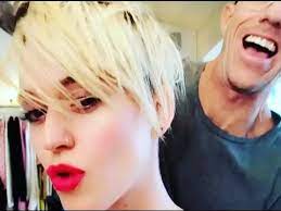 Long red hair cut super short. Katy Perry Cutting Her Hair Short Youtube