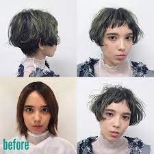 いいね 1 367件 コメント4件 内田聡一郎さん soucuts のinstagramアカウント 昨日のセミナー モデルビフォーアフター ばっさりショートボブにモスグリーンのハイライト vetica ルベル lebel セミナー 大 hair instagram posts instagram