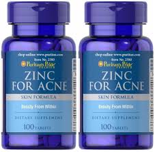 2x Zinc For Acne 100 200 Tablets Skin Formula 24hr Dispatch Vitamin Tablets Acne Acne Skin
