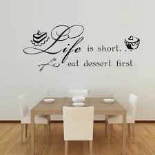 Kitchen wall decal, bless the food before us, the family beside us, the faith back us, the laugh belong us, the love between us, dining room prayer sticker butterfly positive quote thanksgiving mural. Kitchen Vinyl Wall Quotes Quotesgram