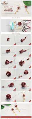 Beebeecraft Tutorials On How To Make Ball Shipped Earrings With Pearlbeads And Ironchain Jewelry Patterns Beaded Jewelry Jewelry Crafts