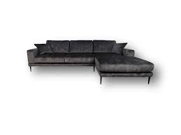 Fünf große und fünf kleinere kissen sind im lieferumfang enthalten. Sofa Santiago 3 Sitzer Samt Anthrazit Stuhle Sofas Henk Schram Meubelen