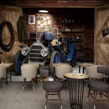 Nach Wandbild Vintage Serie Wallpaper Thema Cafe Bar Restaurant Ktv Wohnzimmer Dekoration Holz Alten Auto Garage Tapete Wandbild Custom Mural Wallpaper Muralwallpapers Themes Aliexpress