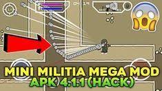 Mini Militia Mega Mod Apk 4 1 1 Wall Hack Unlimited Health Unlimited Ammo Unlimited Nitro And Wall Hack Mini Militi Download Hacks Play Hacks Gaming Tips