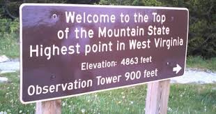 Wv Spruce Knob Sign