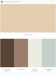 Lady Finger Grizzly Bear Brown Firewood Vanilla Milkshake Georgetown Blue Shades Of Brown Paint Benjamin Moore Colors Paint Colors Benjamin Moore