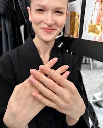 NEW Rosy sheer nails team JINsoon used for @michaelkors SS2024 runway. Soon  to be launched! Styling @mr_carlos_nazario Hair @hairbyorlandopita Makeup  @dickpageface #NYFW #SS2024 #runway #fashionshow #sheernails #nails  #manicure #fashion #beauty ...