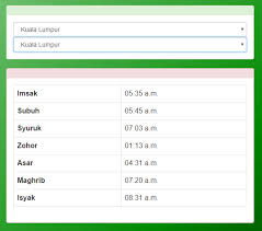 27 april 2021 , 15 ramadhan 1442h. Waktu Solat Terengganu Undefined Issue 2 Afzafri Waktu Solat Api Github