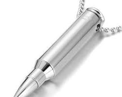 Cal 223 Rem Bullet Necklace 925 Sterling Silver Bullet Necklace Bullet Jewelry Pendant Necklace