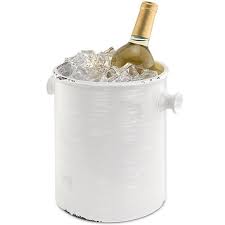 Crock Style Ceramic Ice Bucket Wine Bucket Pottery Mugs Ice Bucket