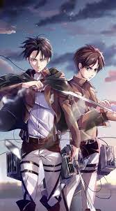 The wallpaper for desktop is missing or does not match the preview. Levi And Eren Attack On Titan Wallpapers Wallpaper Cave