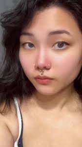 Behind the scenes 🤭 Remember this 😂 @snabhi For those who don't  understand what I'm saying , “I've got a small nose na and that's why a  small nose ring fits well “